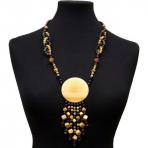 бусы из дерева фото Яркие эко бусы