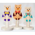 Пальчиковые мягкие игрушки  Пальчиковая игрушка Хрюша (фетр)