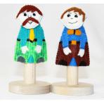 Пальчиковые мягкие игрушки  Пальчиковая игрушка Папа (фетр)