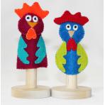 Пальчиковые мягкие игрушки  Пальчиковая игрушка Петушок (фетр)