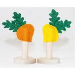 Пальчиковые мягкие игрушки  Пальчиковая вязаная игрушка Репка