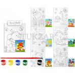 картины раскраски Холст для рисования 13x18