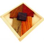 Деревянные головоломки Головоломка Черный квадрат-2