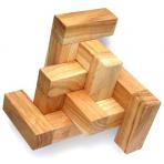 Деревянные головоломки головоломка Супер Тройка
