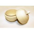 фото заготовки Шкатулка яблоко неокрашенное среднее