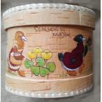 Изделия из бересты Короб роспись по кругу (Потешки)
