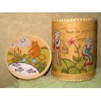 Изделия из бересты Туесок лубок д.18, выс.24