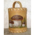 Изделия из бересты Туесок - Грибы маленький