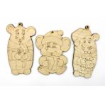 Новогодние игрушки Набор подвесок  Новогодние крыски