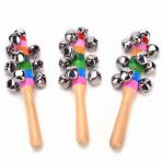 Копии музыкальных инструментов Бубенчики на палочке разноцветные