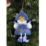 Новогодние игрушки Елочная игрушка с ножками Снегурочка