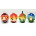 Колокольчики и шары из дерева Шар Новогодний Архитектура средний