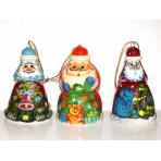 Колокольчики и шары из дерева Колокольчик большой Дед мороз