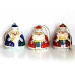 Колокольчики и шары из дерева Колокольчик средний Дед мороз