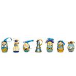 Новогодние игрушки Набор подвесок "Голубой"