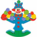 Настольные игры Деревянная игрушка весы Клоун
