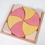 Геометрические пазлы, мозайки Развивающая мозаика Карамелька нежная