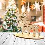 Фото новогодних подвесок Рождественский сувенир Олени