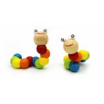 фото игрушек по детской сенсорике Разноцветная гусеница