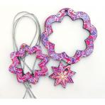 Новогодние игрушки Подвеска трехуровневая Звезда