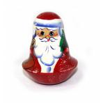 Фото новогодних подвесок Дед мороз неваляшка