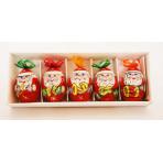 Новогодние игрушки Новогодний набор 5 предметов Дед Мороз Яйцо