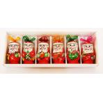 Новогодние игрушки Новогодний набор 6 предметов Дед Мороз матрешка 