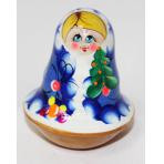 Фото новогодних подвесок Неваляшка Снегурочка