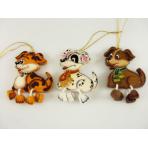 Фото новогодних подвесок Елочная игрушка с ножками Собака