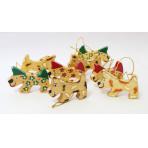 Новогодние игрушки Подвеска собачка терьер