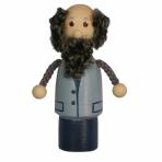 Деревянные пальчиковые игрушки Дедушка (пальчиковая игрушка)