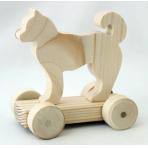 фото заготовки Собака Лайка каталка (под роспись)