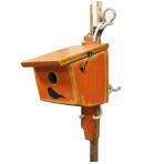 Скворечники и кормушки&nbsp;Синичник дизайнерский оранжевый