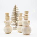 Деревянные заготовки Фигурка под роспись - Снеговик