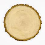 Спилы деревьев, подставки Срез дерева липа с корой (25-27см)