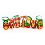 Новогодние игрушки Набор подвесок с Тигром