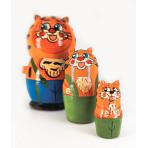 фото Матрешка Тигренок 3 в 1