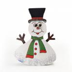 Деревянные фигурки Качалка снеговик