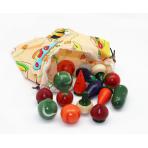 Деревянные продукты питания Волшебный мешочек -  Овощи цветные