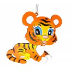 Новогодние игрушки Подвеска тигренок символ года