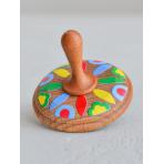 фото Волчок -юла с узором Весна