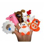 Пальчиковые мягкие игрушки  Пальчиковый театр - Домашние любимцы