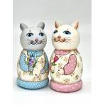 Деревянные фигурки Кошечка в сарафане фигурка
