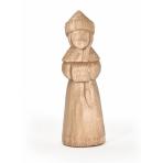 Фото новогодних подвесок Резная фигурка Снегурочка под роспись