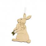 Фото новогодних подвесок Подвеска с колокольчиком заяц