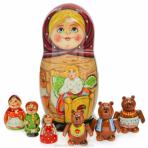 Матрешка сказка Матрешка Сказка Три медведя (Переславль)