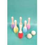 Игрушки для соревнований Боулинг деревянный
