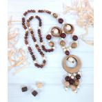 бусы из дерева фото Бусы Кольца