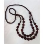 бусы из дерева фото Бусы Вишневый каскад