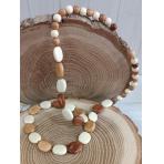 бусы из дерева фото Бусы Мираж 